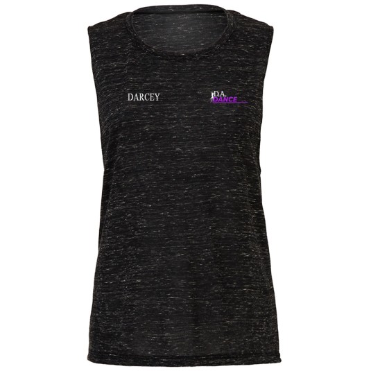 Ladies Flowy Scoop Muscle Tank Top