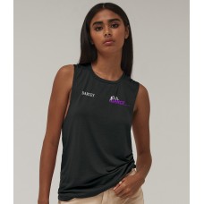 Ladies Flowy Scoop Muscle Tank Top