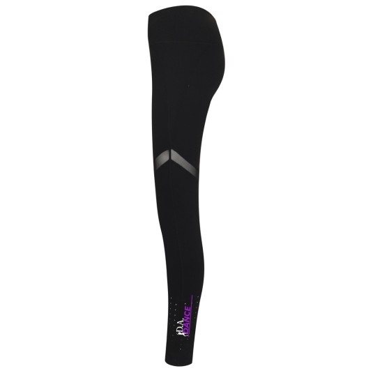 Junior Black Panelled Leggings